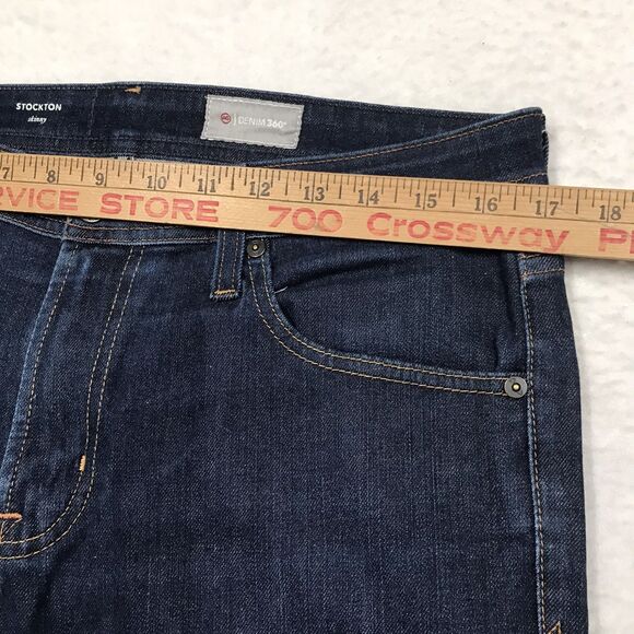 ADRIANO GOLDSCHMIED Stockton Jean Men 33x32 Skinny Fit Dark Wash - Picture 6 of 15